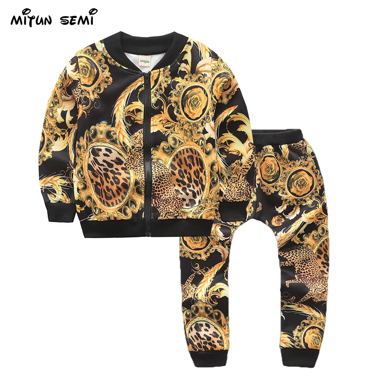 

Mitun Spring 2017 Kids Teenage Boys Clothing Big Boys Clothes Sports Suit Sets Coat Pants Outfits Children Tracksuit Set