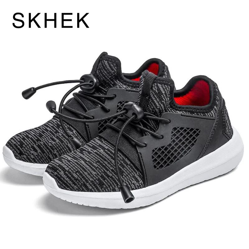 Skhek 2018 ربيع جديد الفتيان الفتيات الأطفال الأحذية الرياضية تنفس شبكة الاحذية الخريف الاطفال أزياء رياضية للأطفال