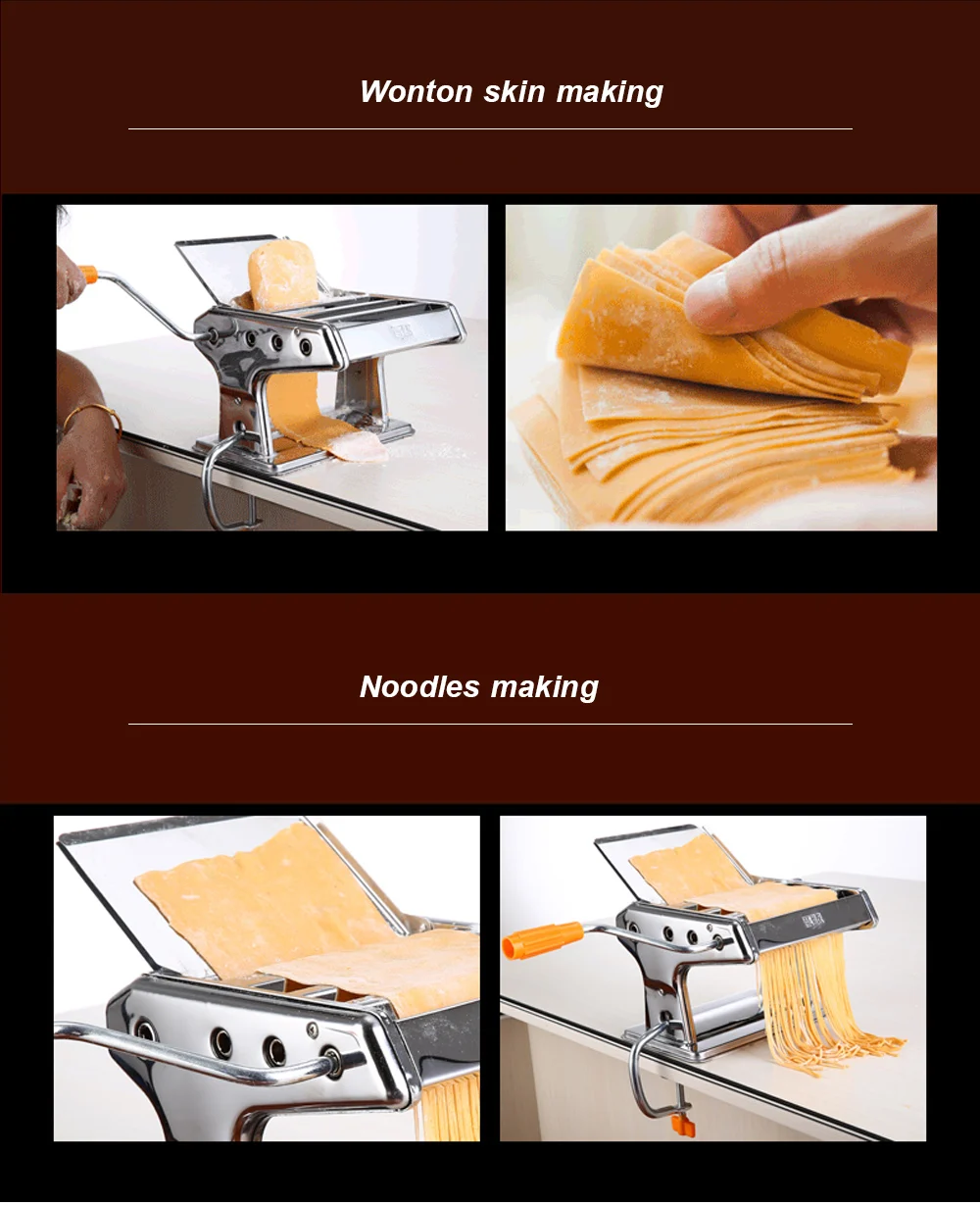 Нержавеющая сталь обычная бытовая машина для изготовления макаронных изделий ручной производитель лапши ручное управление спагетти паста резак лапши вешалка