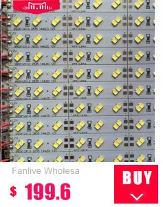 Fanlive 24 В или 12 В 10 м светодиодный кухонный светильник 5730 100 см DC12V 72 светодиодный s, светодиодный светильник для аквариума