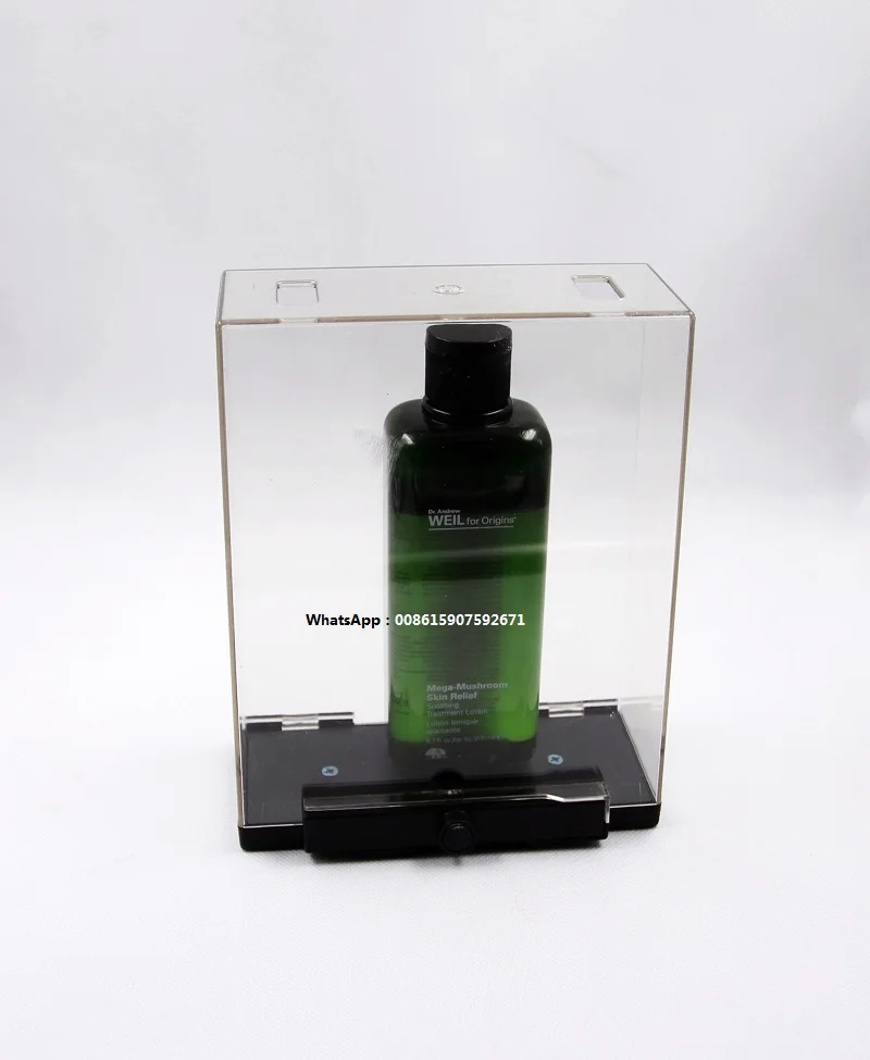 50 pcs RF 8.2MHz AM58KHz Clear plastic lock box, EAS anti theft safer