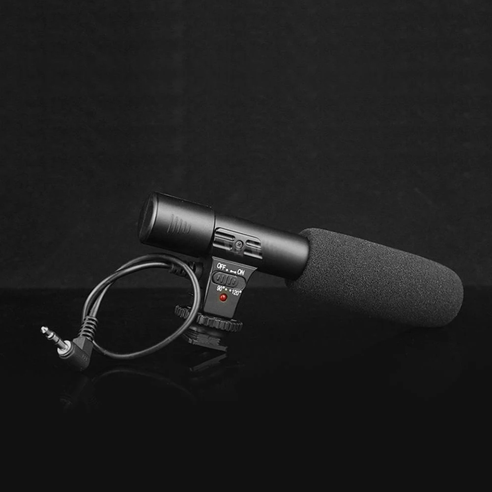 3,5 мм записывающий микрофон Mic-01 Цифровая видеокамера DV камера студийная стереокамера для Canon Nikon Pentax SLR камера