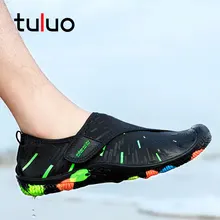 TULUO унисекс летняя водонепроницаемая обувь Для женщин босиком быстрое высыхание Нескользящие пляж плавание Фитнес спортивные мужские кроссовки Быстросохнущие кроссовки