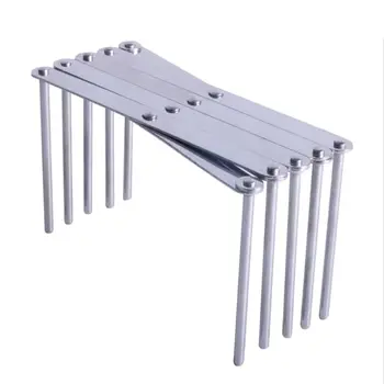 

Kitchen Organizer Stainless Steel Pot Lid Dish Holder Rack Steamer Shelf Tray Cookware Adjustable Length Kitchen Storage