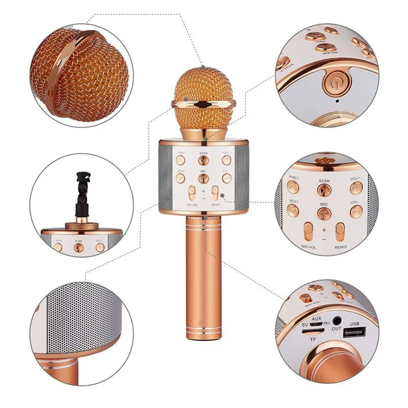 WS-858-Wireless-Bluetooth-Karaoke-Handheld-Microphone-USB-KTV-Player-Bluetooth-Mic-Speaker-Record-Music-Microphones