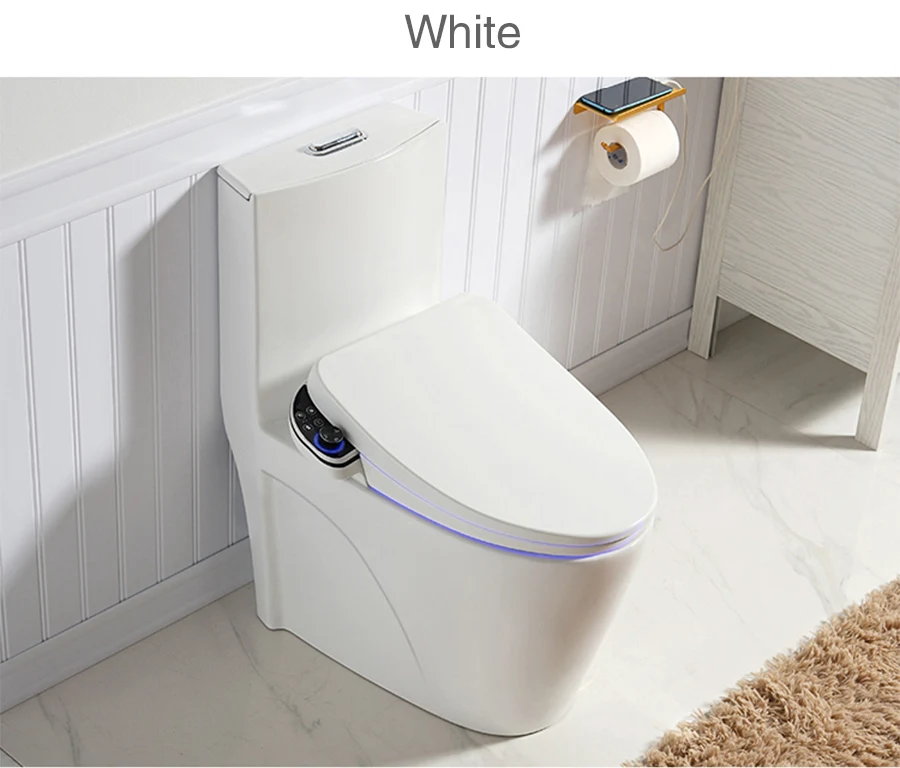 Smart простой ручки "умное" сиденье для унитаза Washlet удлиненные электрическое биде крышка биде сиденья для унитаза нагрева сидит свет Wc K1