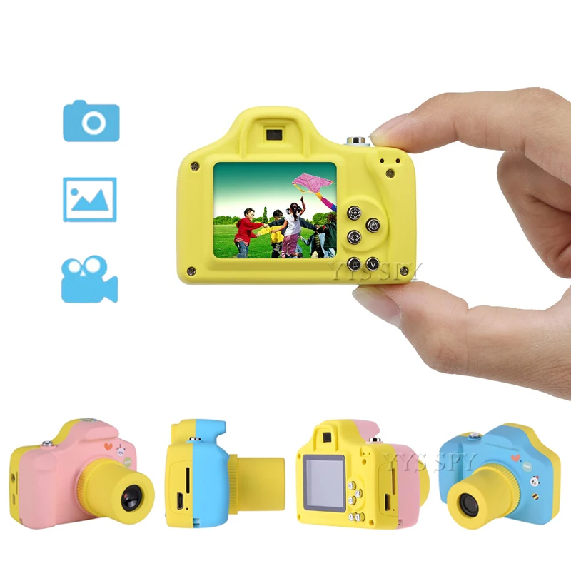 Mini Videocamera Lsr Per Bambini Videocamera Digitale Hd Videocamera Per Cartoni Animati Videocamera Educativa Micro Giocattoli Cam Per Regalo Di Comp