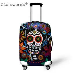 ELVISWORDS Винтаж конфеты череп чемодан защитный Чехлы для мангала цветочный в стиле панк Туристические товары Прохладный Пылезащитная сумка