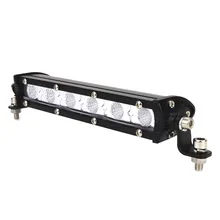 Safego 12 Volt 18W LED work light bar lamp 12V led tractor work light off road 4X4 24V led offroad light bar spot flood working