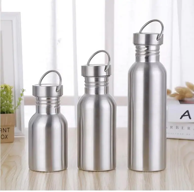 

Leak-Proof Food Jar Flask Stainless Steel Water Bottle Lid Sports For Travel Yoga Cycling Hiking Camping 350/500/750ml