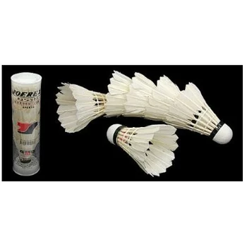 

Wholesale 5X 6PCS White Feather Shuttlecocks Badminton