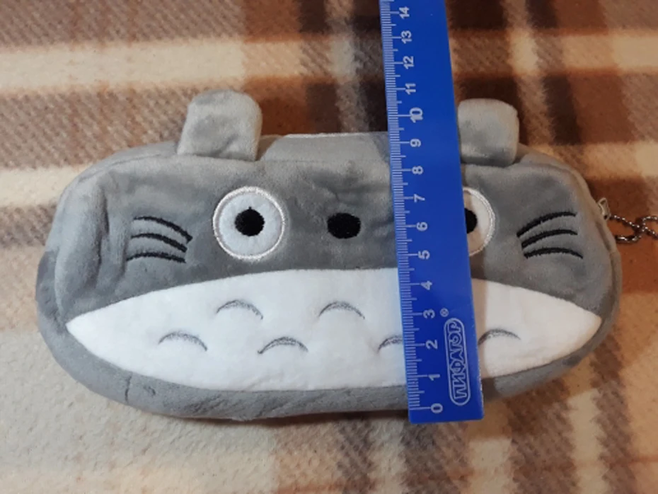 Popular 20CM Approx. TOTORO Plush Toy BAG , Plush Cover Coin BAG Purse Design Keychain Plush Toy (6)
