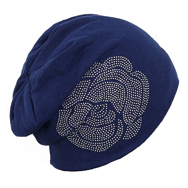 Fashion cotton hat women beanies winter hats for womens knitted men beanie cotton Solid