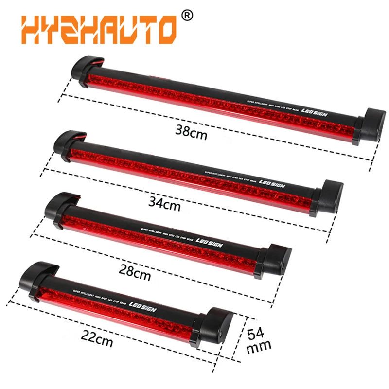 HYZHAUTO 1 шт. 12 В Красный Автомобильный светодиодный третий стоп светильник s