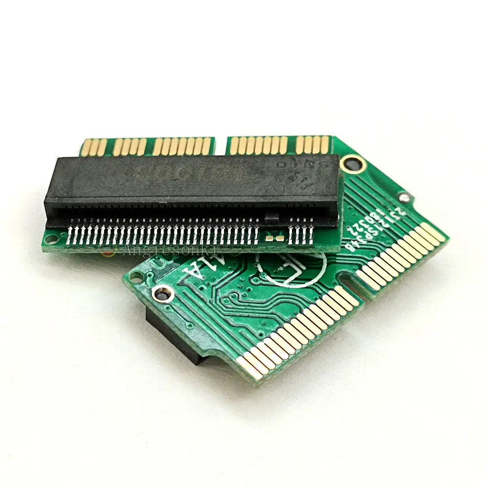 PCI E x4 M.2 NGFF к SSD адаптеру для 12 + 16pin 2013 2014 2015 Mac Book Air A1465 A1466 A1398 A1502 1x|Сетевые карты| |