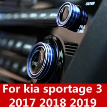 Для kia sportage 3 автомобильный Кондиционер вращающаяся декоративная рамка для кнопки украшение интерьера автомобильные аксессуары