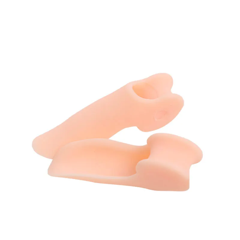 2pcs=1pair Hallux Valgus Orthopedic Plantar Fasciitis Silicone Corrector Foot Toe Separator Protetor Foot Care Pedicure Tools