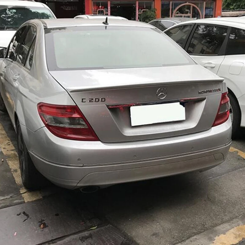 Для Benz W204, спойлер, волокно, автомобильное заднее крыло, спойлер для Benz W204 C180 C200 C260 C280 C300 C74, спойлер 2010