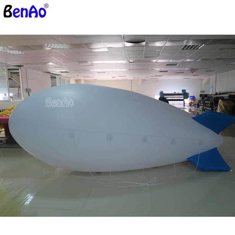 Надувной Гелиевый шар Benao AO705 4m дирижабль для продажи 13 футов надувной белый blimp на