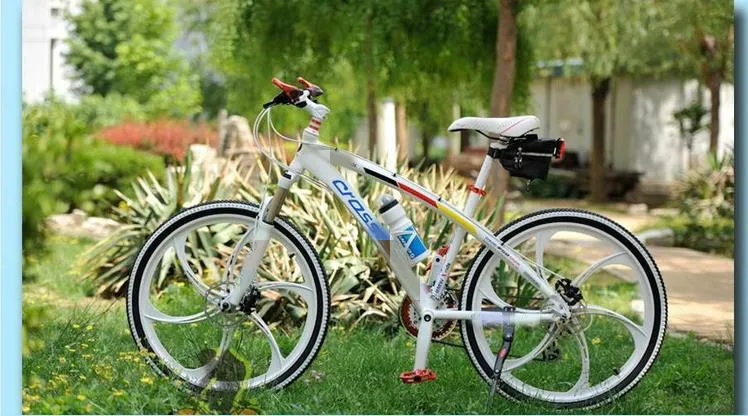 Cheap 2colors   26*2.125er mountain bicycle man woman bike   21/24/27/30 speed  Hard Frame  26 inch   Hydraulic Disc  brakes 2