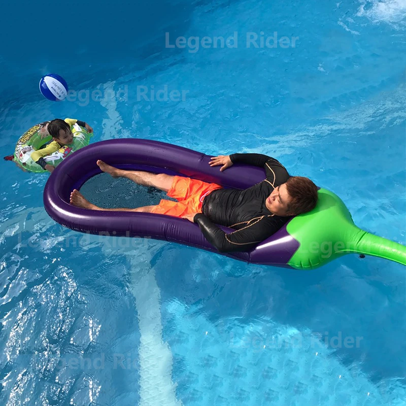 eggplant pool float