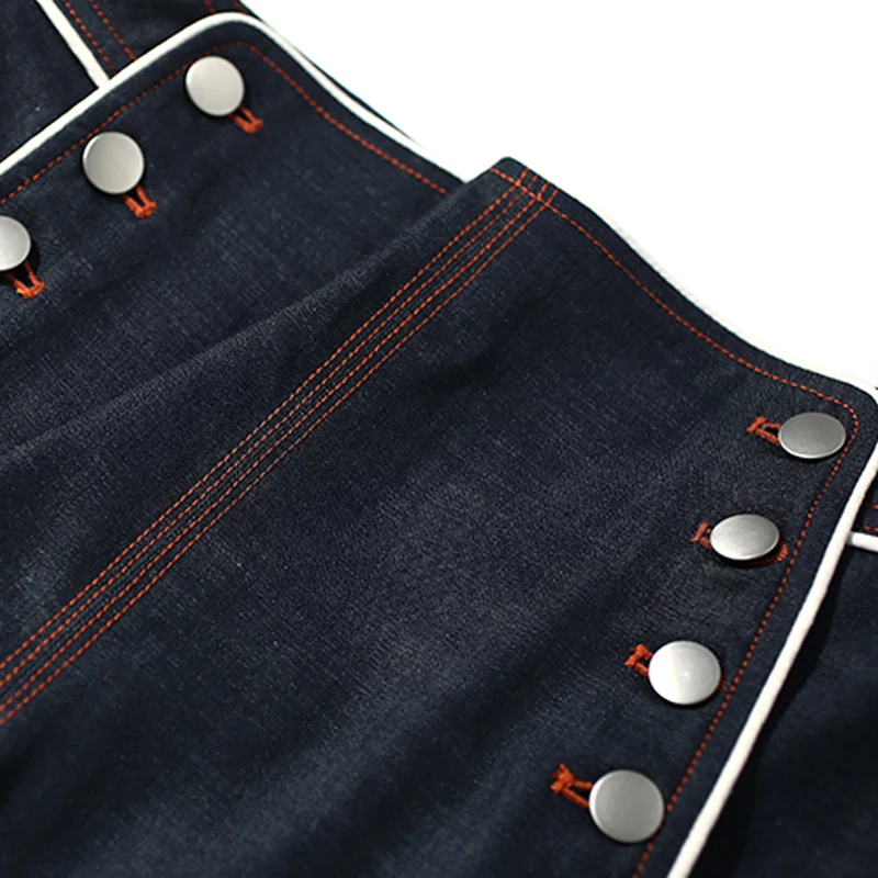 Metal octogonal Vaquero Talle Blue De blue Class Recto Eighth Editio Regular Pantalones Tanga Marinero Doble Botonadura Alto SdnCvw
