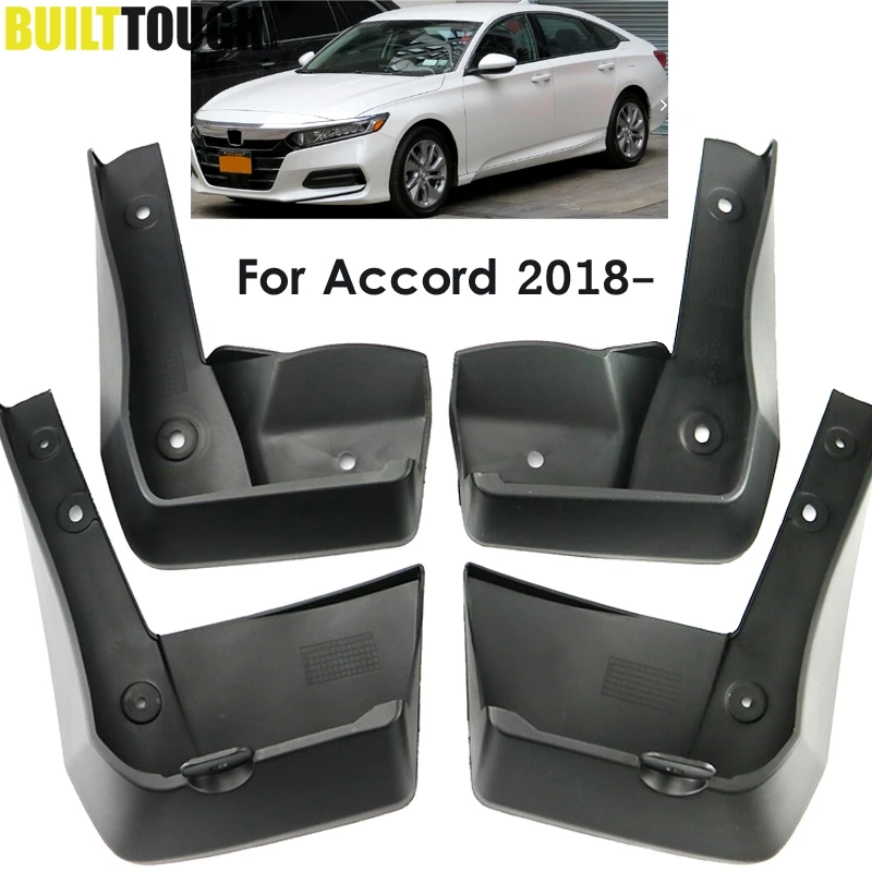 4Pcs Front Rear Car Mud Flaps For Honda Accord 2018 2019 4Dr Sedan