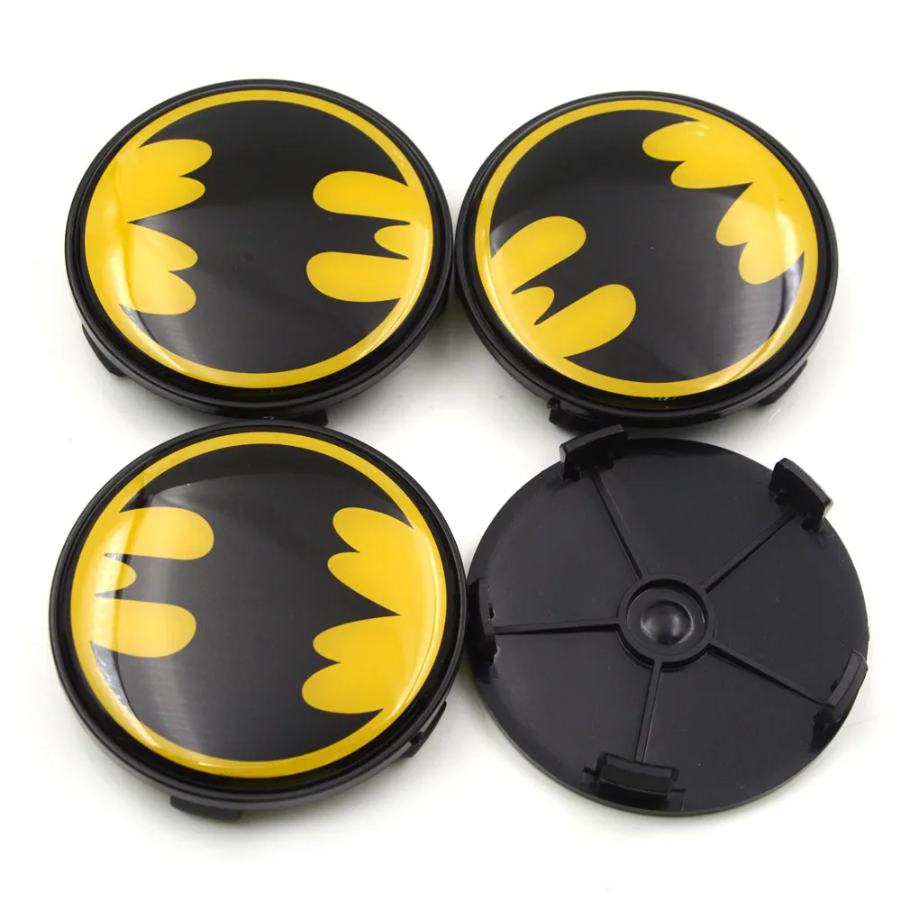 

Gzhengtong 4pcs/lot 68mm Batman Racing Black Car Wheel Center Hub Caps For BMW Auto Stylingg Wheel Centre Cap Emblem