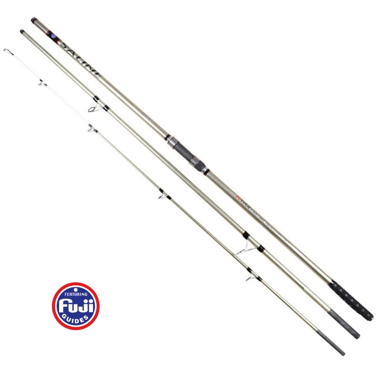 

Full Fuji parts 4.2/4.5M 3 sections Carbon SURF fishing rod Distance Throwing Rod Intervene throw Anchor rod casting 100-250g