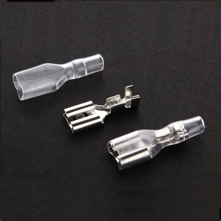 

4.8mm plug spring terminals cold terminal insert thick Wire connector Female Wiring Terminals Crimp Cold pressed Terminal