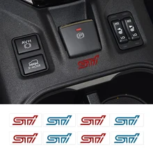 8 pcs STI emblema chave Do Carro decoração adesivo Para SUBARU Forester Outback XV LEGADO Impreza WRX WRC Rally Car acessórios
