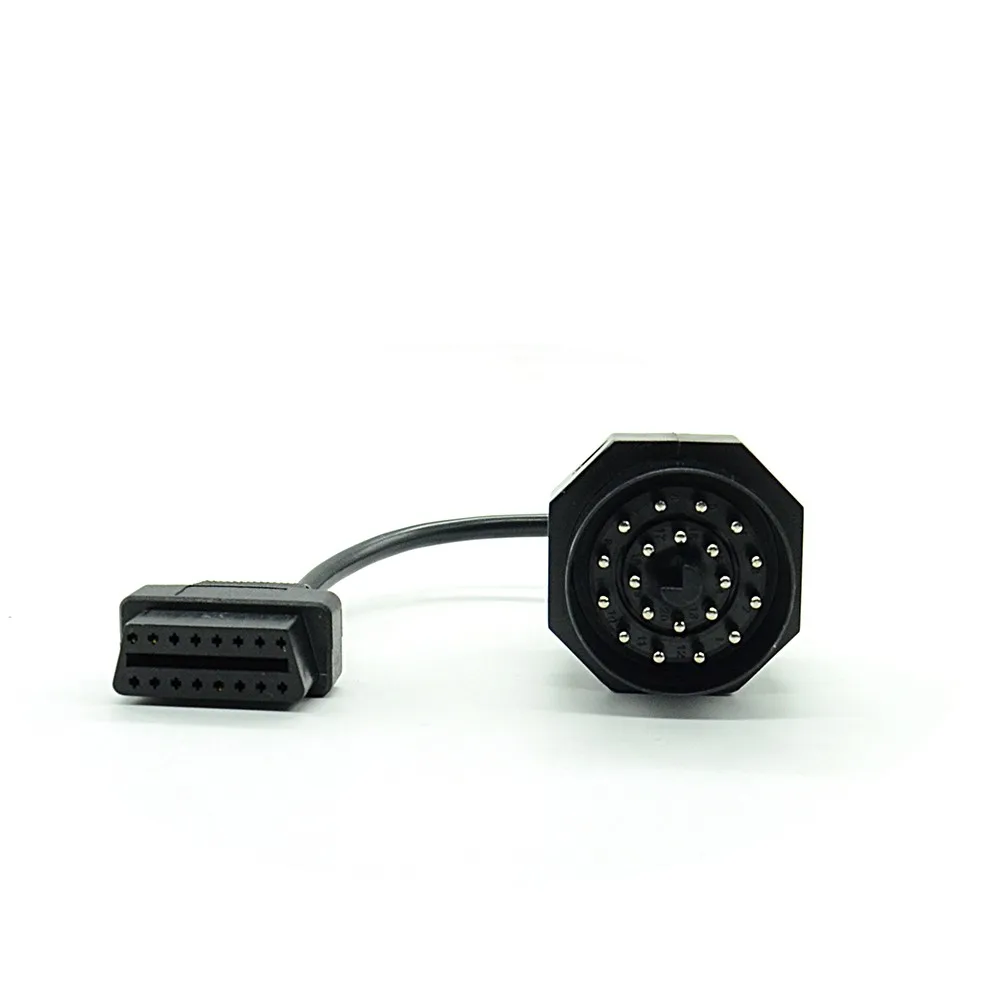 Лучшее качество OBD II адаптер для BMW 20 pin к OBD2 16 PIN гнездовой разъем e36 e39 X5 Z3 20pin кабель
