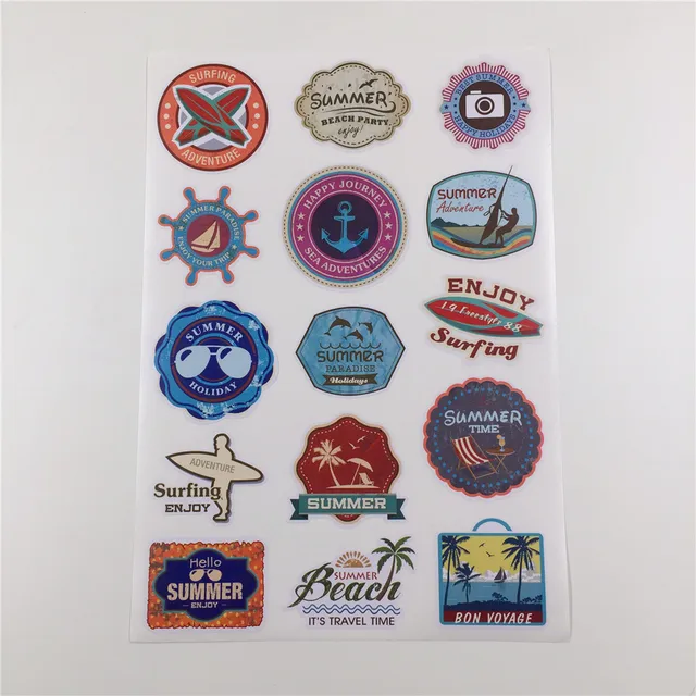 yourart vintage travel stickers on laptop car computer sticker for