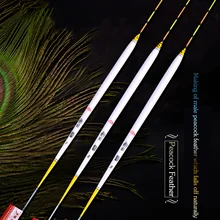High Quality Peacock Feather Fishing Floats 1-3# Carp&Crucian Float Stopper Pesca Flotteur Bobbers Fishing Accessories Tackles
