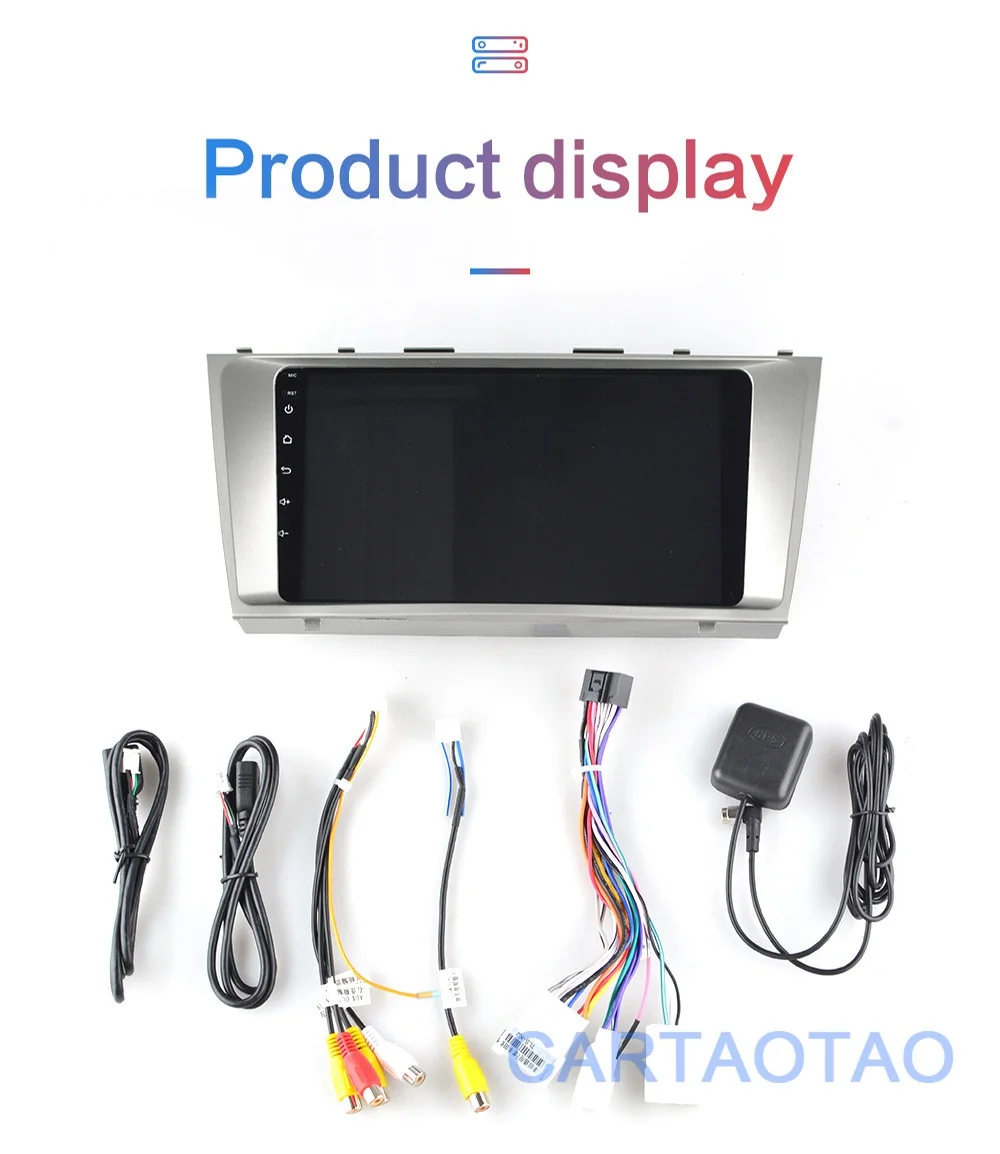 2G+ 32G " 2din Android 8,1 GO машинный DVD проигрыватель для Toyota Camry 2006 2007 2008 2009-2011 автомобиль радио gps навигации WI-FI плеер