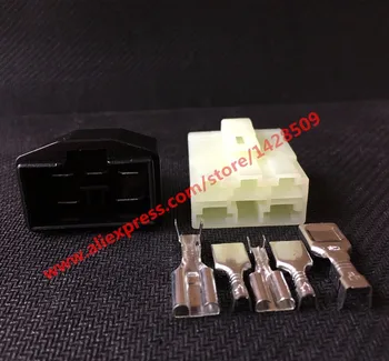 

10 Sets Motorcycle 5 Pin Female And Male PCB Mounting Harness Connector Waterproof Auto Wire connector