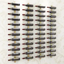 Современный Железный настенный винный держатель, простой подвесной винный шкаф, держатель, железный художественный винный шкаф, плоский/Наклонный тип, 4-10 бутылок