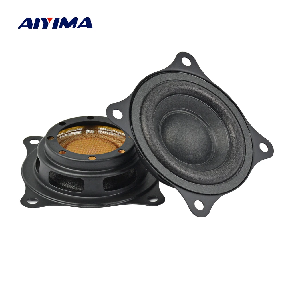 AIYIMA 2 шт. 2/2.2 дюймовый звуковой динамик НЧ Bluetooth AUX пассивному излучателю