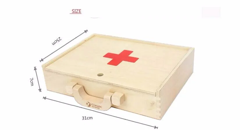 Медицина коробка играть дома игрушки для ребенка играть доктор