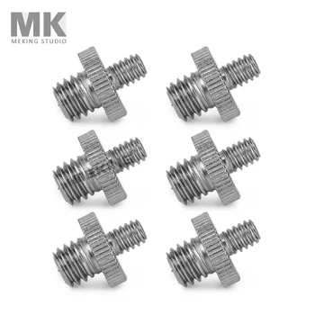 

6pcs 1/4" Male Threaded to 3/8" Tripod Screw Convert Adapter 6in1 kit camera accessory