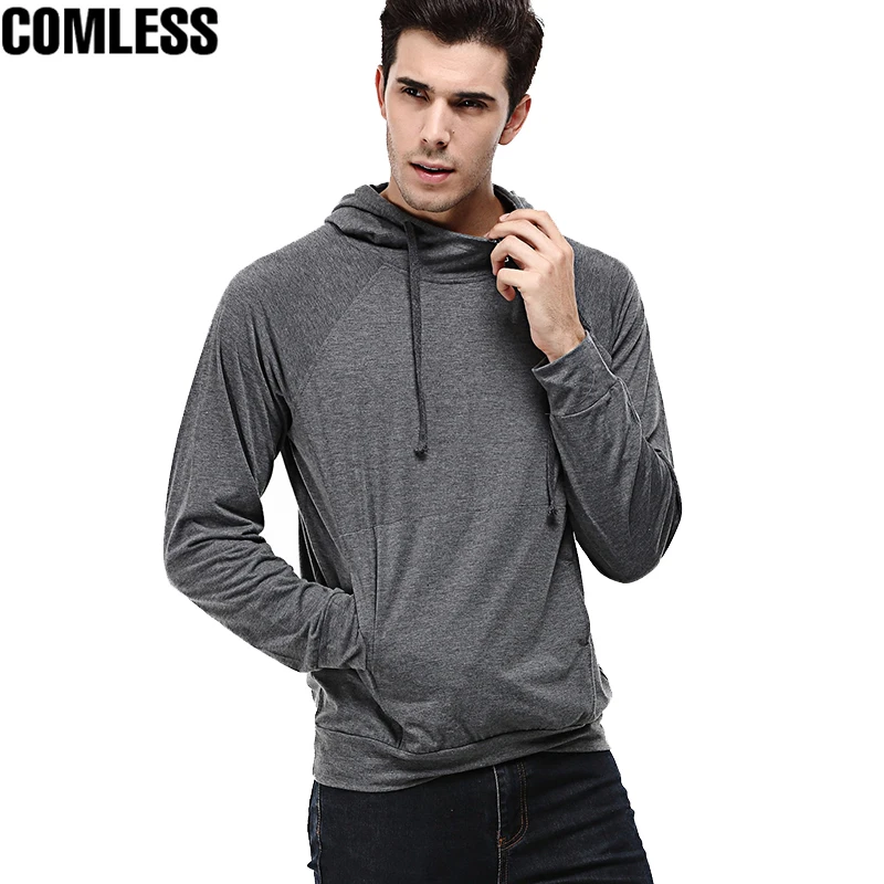 European Size Sweatshirt Men Diagonal Zipper Design Hoodies Fashion ...