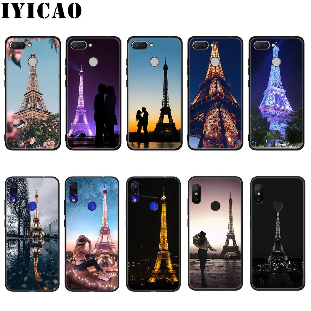 IYICAO Эйфелева башня Мягкий чехол для Xiaomi Redmi 4A 4X5 5A 5 6plus 6A 7A 6 Pro 7 S2 K20 Чехол |