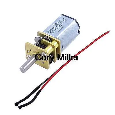 

Gearbox Micro Gear Box Motor DC 12V 100RPM JA12-N20 New for Robot