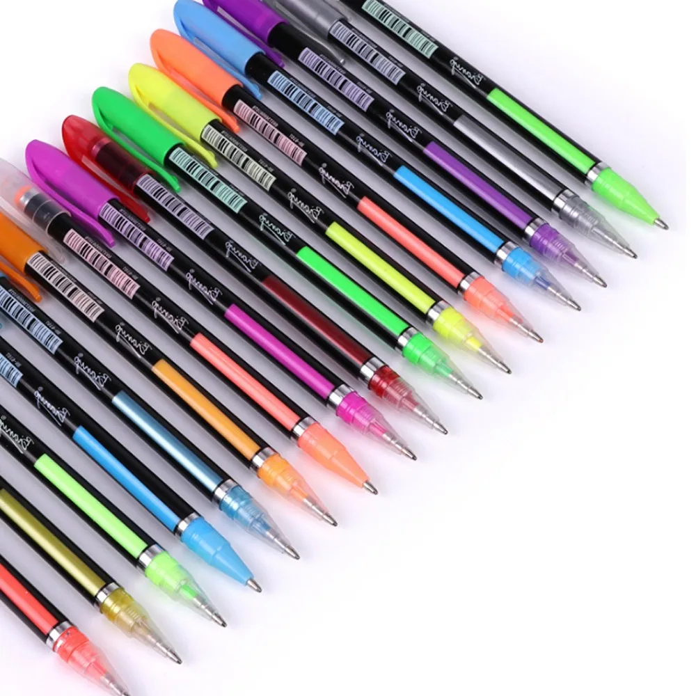 ZUIXUAN 36pcs / 48pcs Gel Pens Color gel pens Glitter Metallic pens Good gift For Coloring, Kids