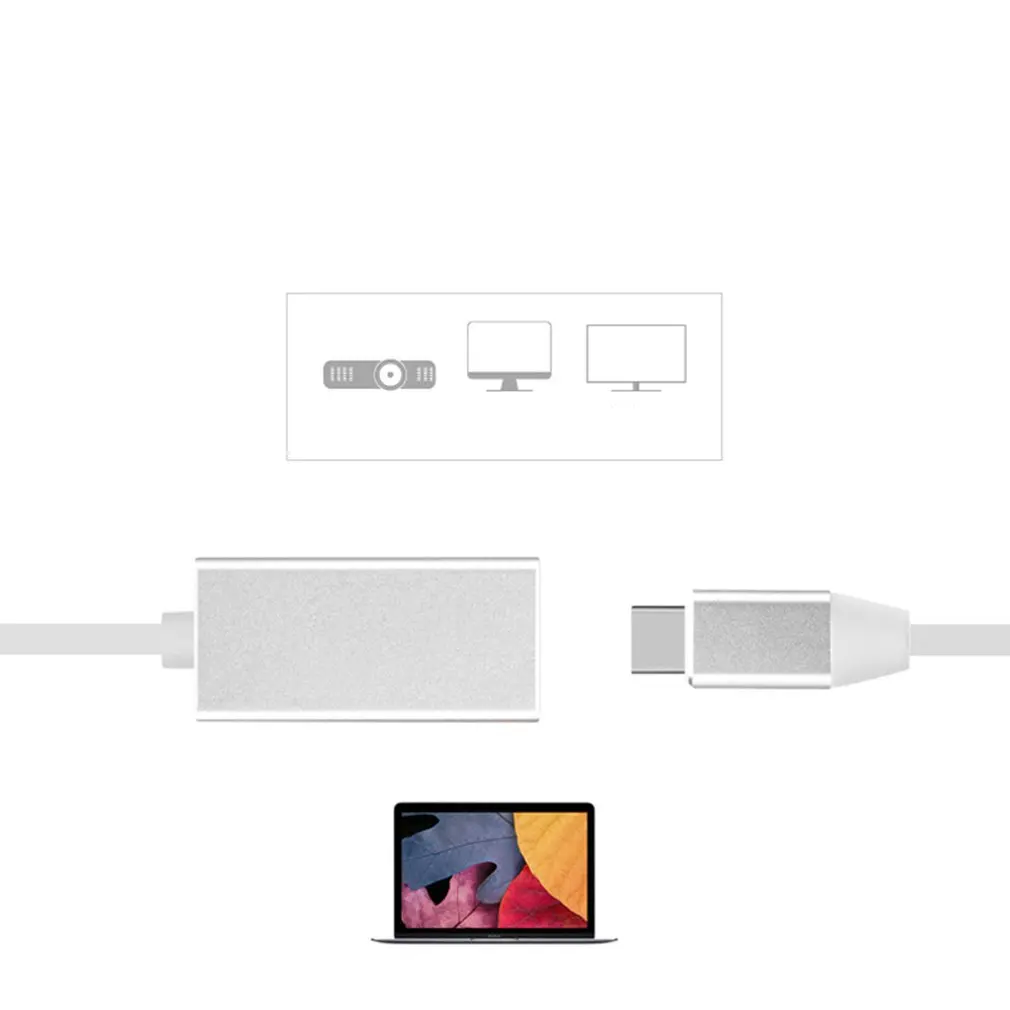 1080P USB 3,1 type C к DP адаптер USB-C-Дисплей порт адаптеры конвертер Поддержка 4K UHD для Macbook Pro //