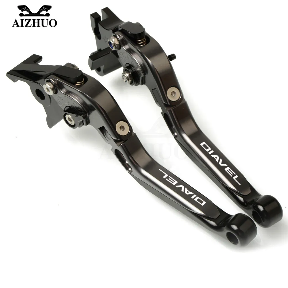 

CNC Aluminum Motorcycle Adjustable Foldable Extendable Brakes Clutch Levers For Ducati DIAVEL Diavel 2011 2012 2013 2014 2015