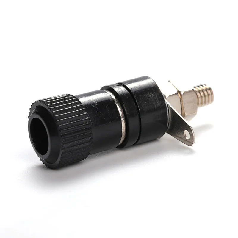 Top Thread Outer Diameter About: 4mm, Total Length: 33mm Banana Socket Terminal Connector Professional Binding Post Nut