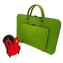 Фетровая сумка для ноутбука, универсальная сумка для ноутбука, портфель, сумка на руль для Macbook Air Pro retina 13-14 дюймов для мужчин и женщин