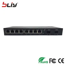 

SFP 2G8FEP 20km 1000M SC fiber port RJ45 ethernet port media converter plug-and play power supply POE switch