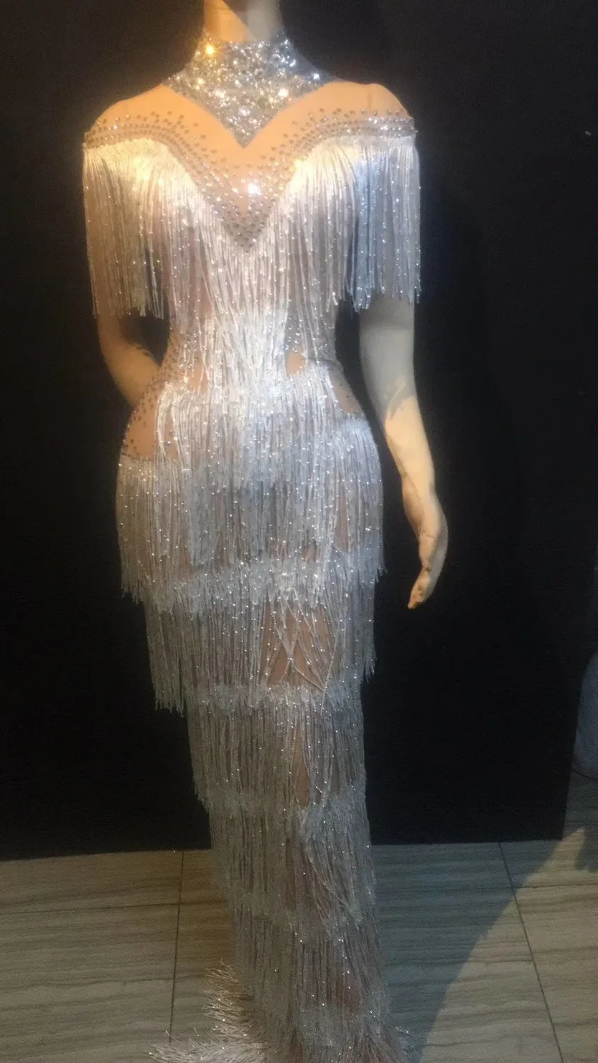 High Quality Mantual Beading Tassel Costumes Party